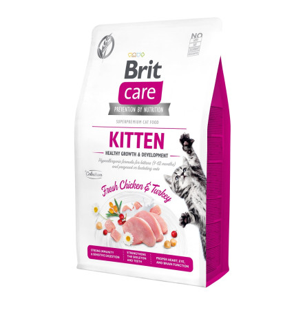 Brit Care Cat Grain Free Kitten Healthy Growth & Development 2 кг